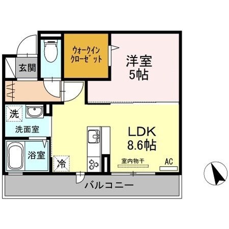 D-room　ノトスの物件間取画像